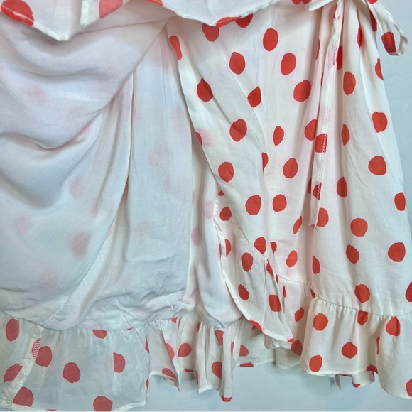 RIXO by Target Polka Dot Wrap Mini Dress. Size Small - Picture 9 of 11